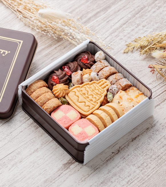 ふるさと納税 アルケミスト オリジナルクッキー缶 8種類入り クッキー お菓子 焼き菓子 菓子 ふるさと納税アルケミスト オリジナルクッキー缶 8種類